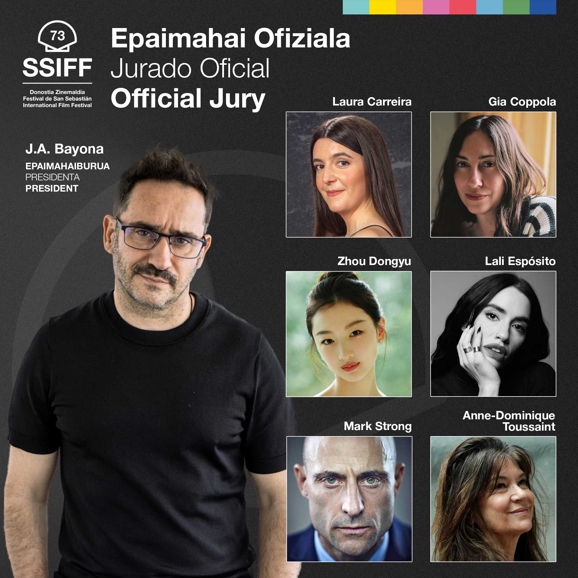 jurado J.A. Bayona presidirá el jurado de la Sección Oficial del Zinemaldi