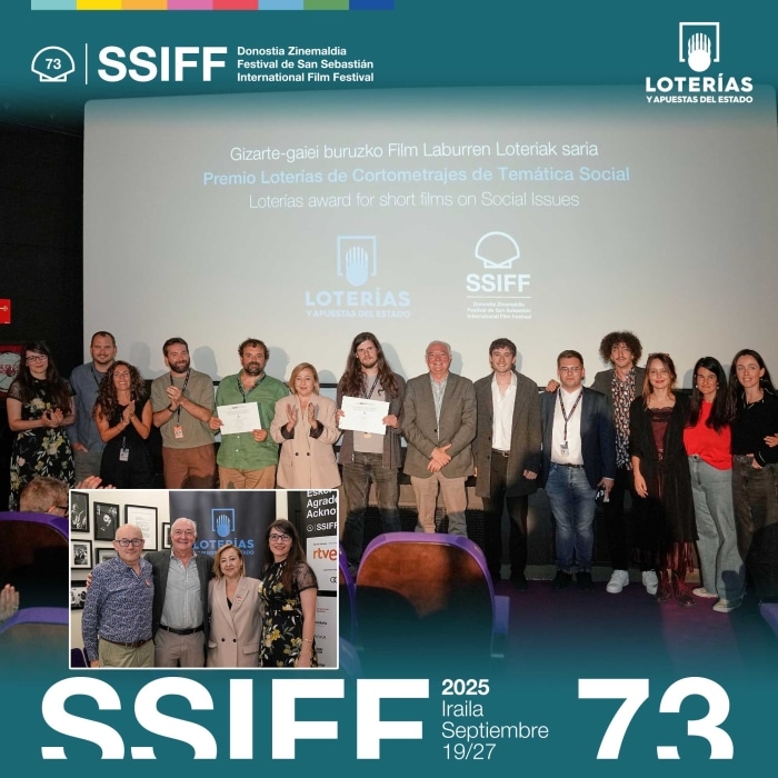 Los cortometrajes 'Maruja' y 'Medusas' ganan la segunda edición del Premio Loterías de cortometrajes con temática social 1 loterias Los cortometrajes 'Maruja' y 'Medusas' ganan la segunda edición del Premio Loterías de cortometrajes con temática social