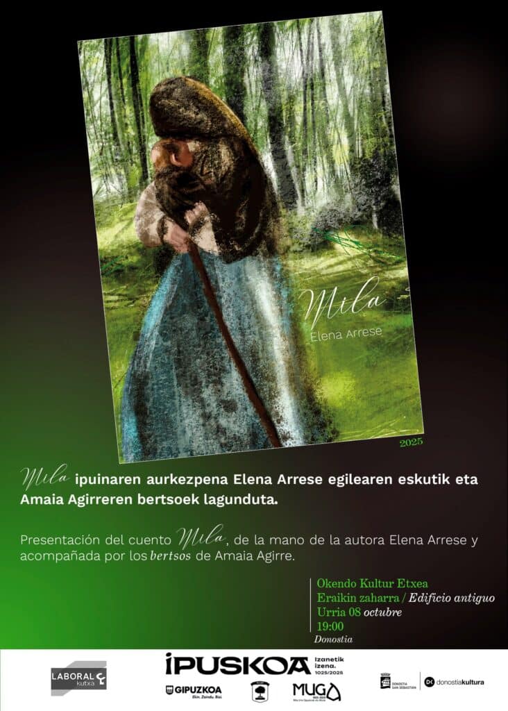CAST.MILA (1) CAST.MILA 1 Elena Arrese presenta en Okendo KE 'Mila', un viaje ilustrado a las raíces de Gipuzkoa