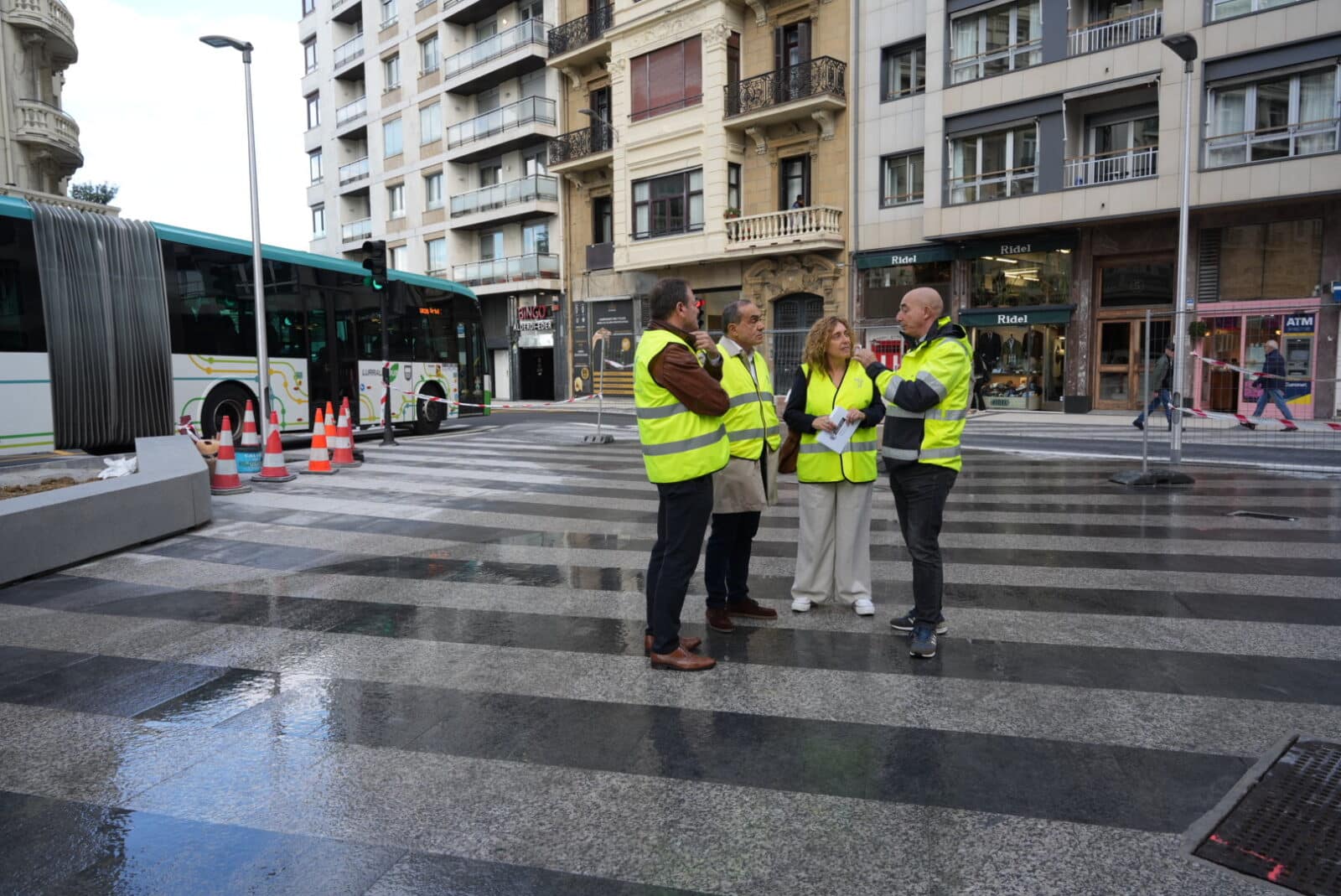 Chueca2 Se reabre al público la plaza Xabier Zubiri, 'zona cero' de las obras del Topo