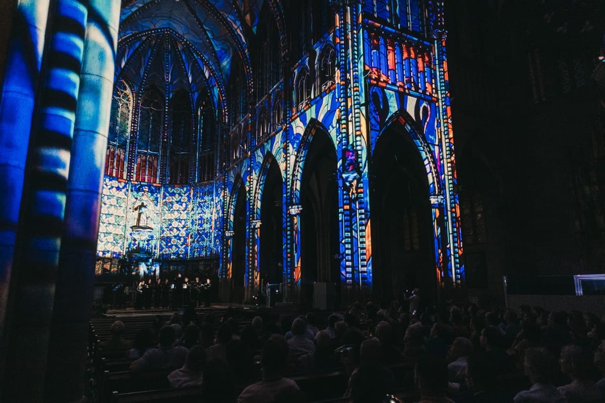 Luminiscence Más de 50.000 personas han disfrutado del espectáculo 'Luminiscence' en la Catedral del Buen Pastor