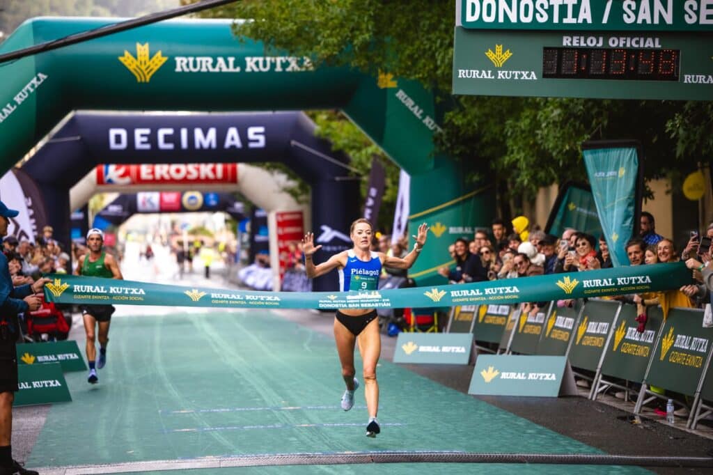 Pelayo Triunfos de Bossy y Pelayo en el Medio Maratón de San Sebastián Rural Kutxa
