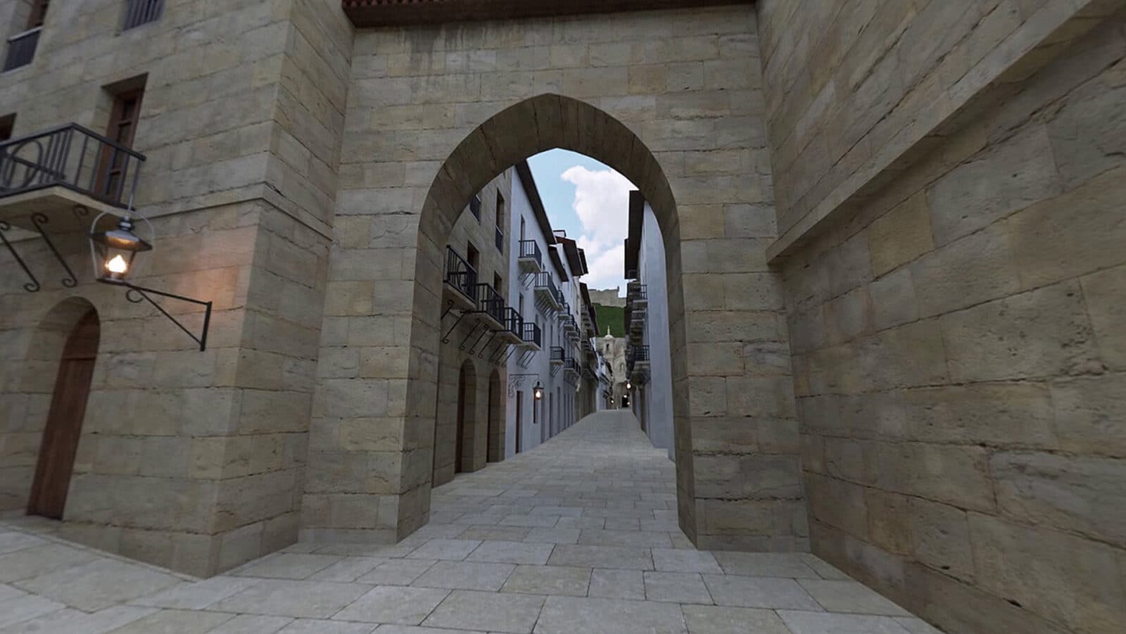 2 CALLE MAYOR 02 (Vídeo) Un proyecto de realidad virtual permite recorrer la Donostia anterior al incendio de 1813
