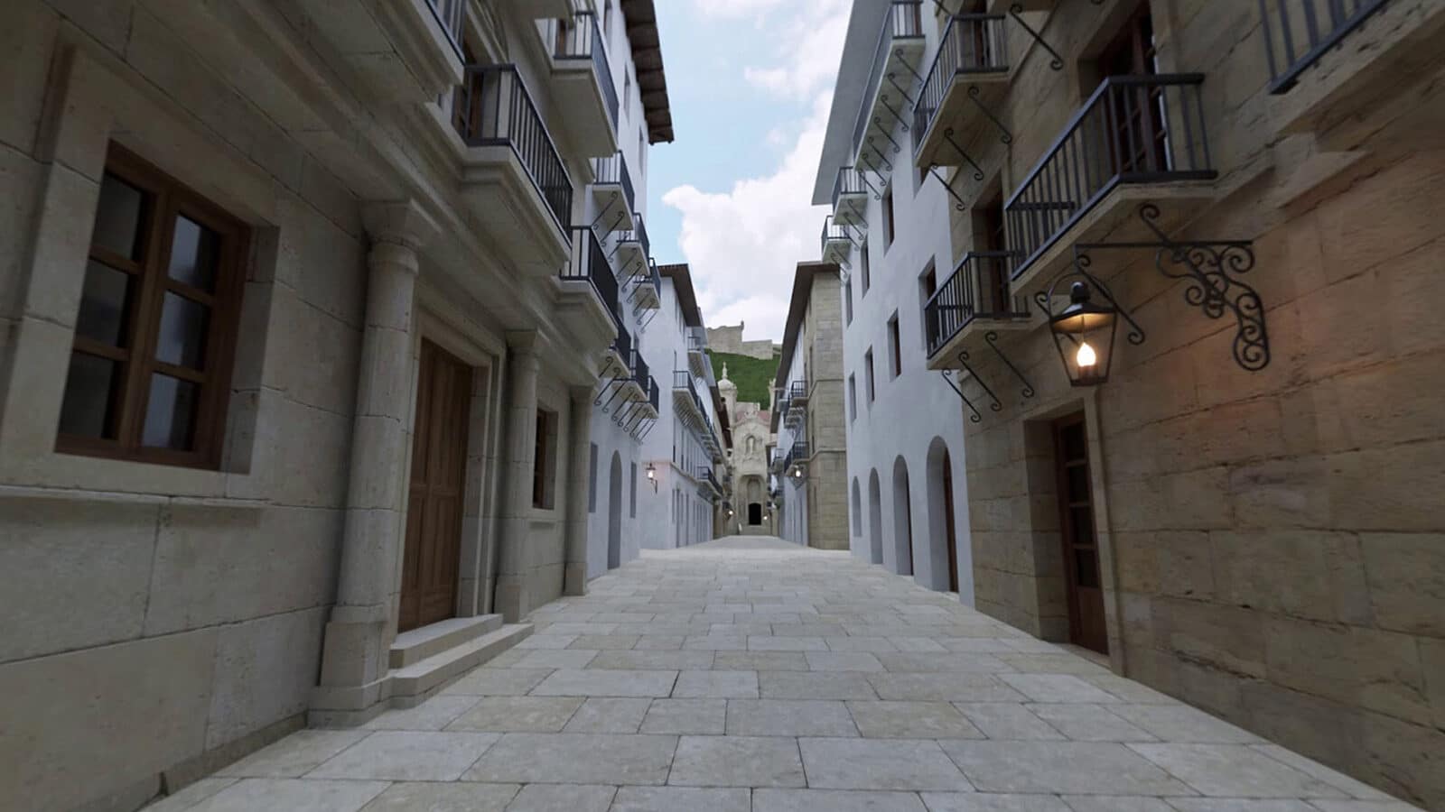 2 CALLE MAYOR 03 (Vídeo) Un proyecto de realidad virtual permite recorrer la Donostia anterior al incendio de 1813