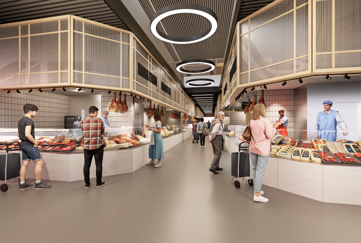 Bretxa 1 bista harategiak Licitadas las obras de Pescadería por 11,7 millones para culminar la renovación integral de La Bretxa