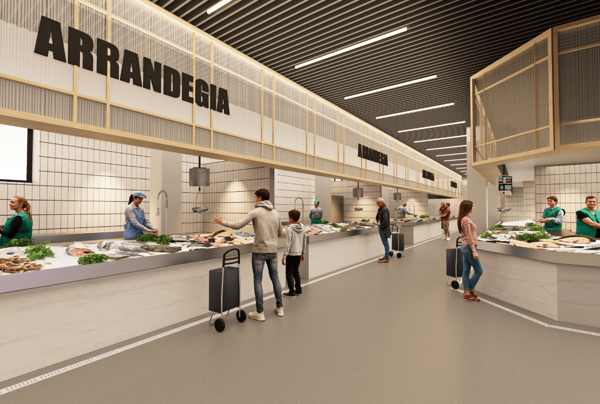 Bretxa 2 bista arrandegiak Licitadas las obras de Pescadería por 11,7 millones para culminar la renovación integral de La Bretxa