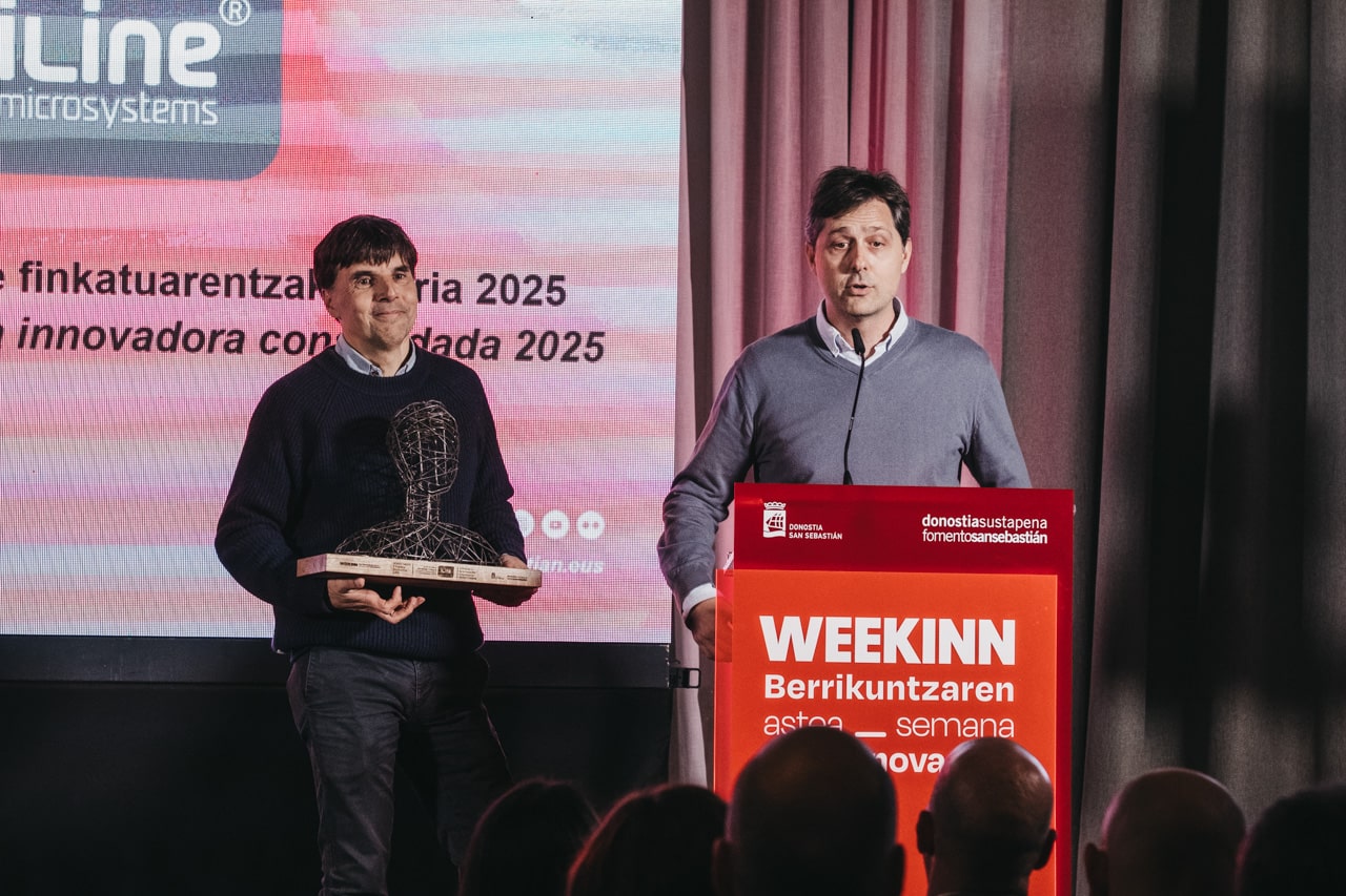 XE3S3672 Surphase, iLine Microsystems y la Facultad de Química de la EHU, premios DonostiaINN a la Innovación Empresarial 2025