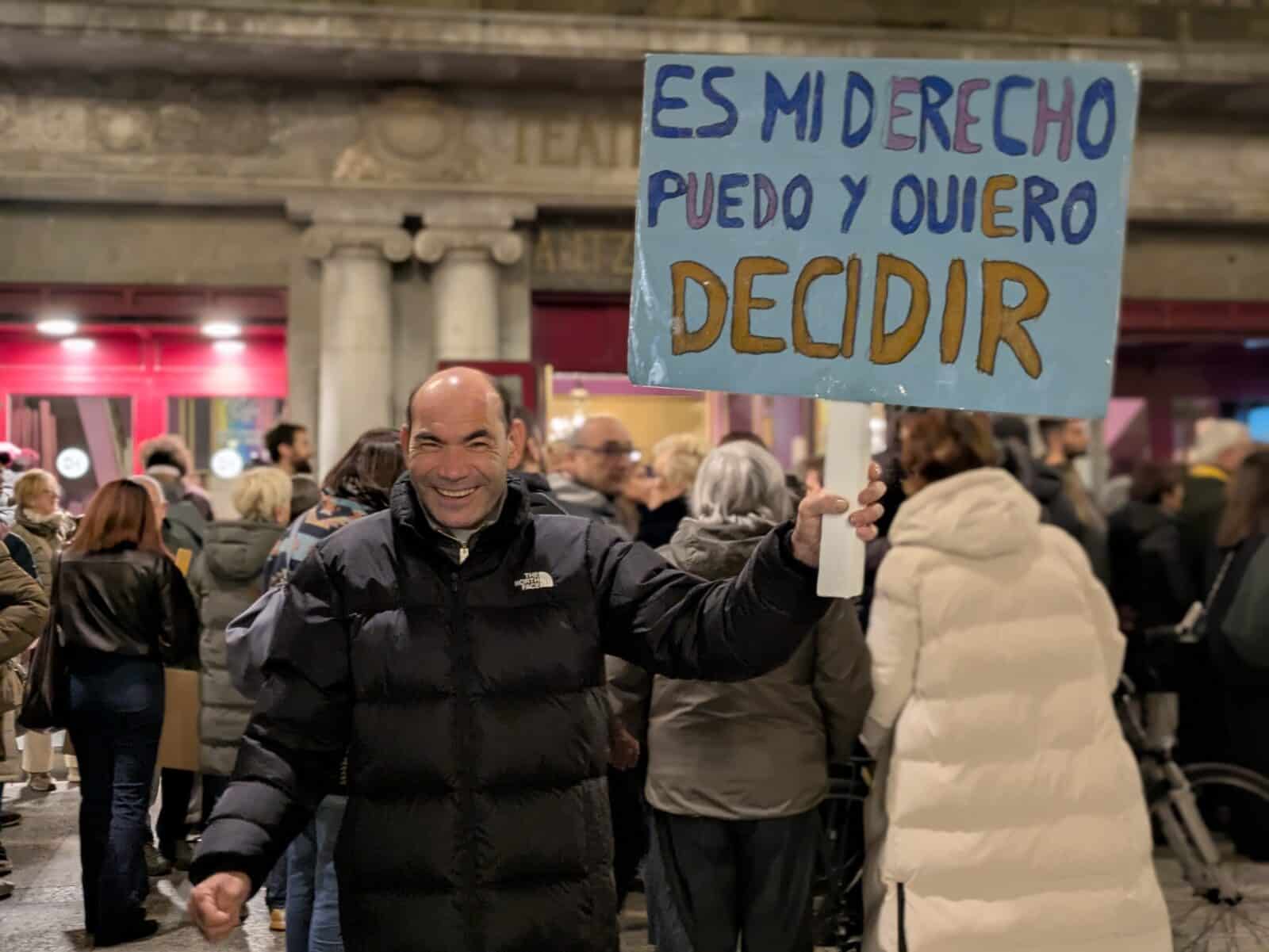 Atzegi concentracion 4 Concentración de Atzegi en Donostia para reivindicar los derechos de las personas con discapacidad intelectual
