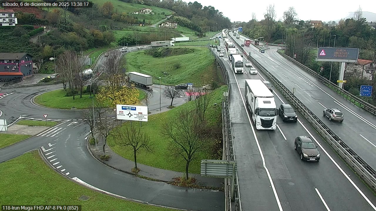 IrunMuga Retenciones de hasta 7 kilómetros este sábado en dirección a Francia
