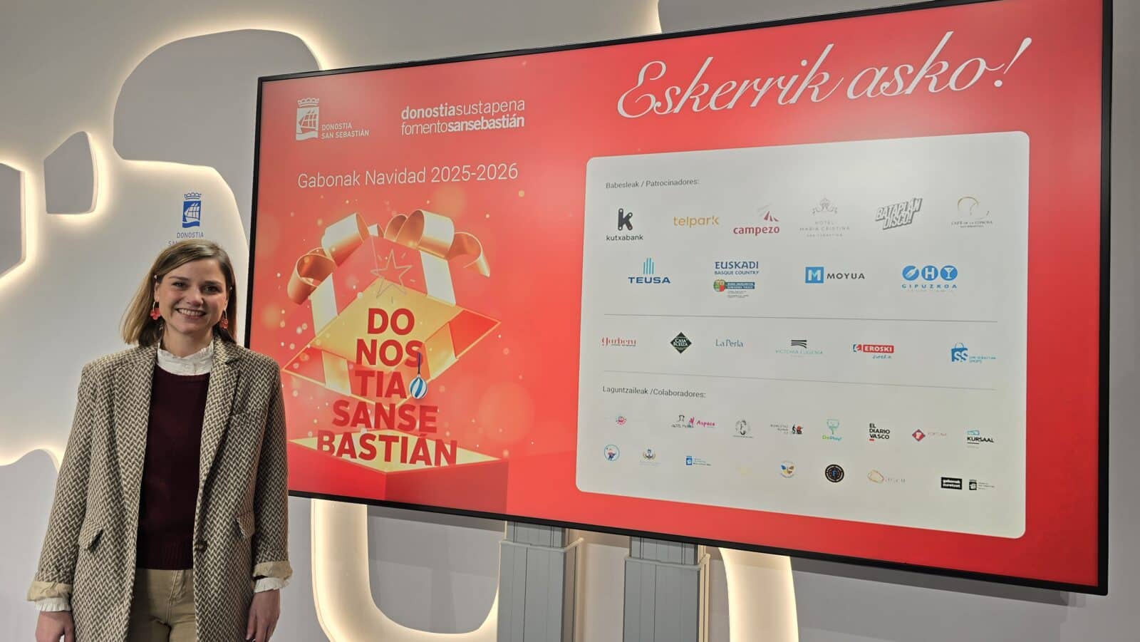 FOTO IMPACTO ECONOMICO NAVIDAD 2025 La campaña de Navidad deja 27,8 millones en Donostia, con más visitantes y mayor consumo