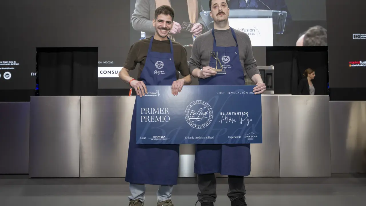 Ochoa y Arruabarrena, de la Taberna Masta (Zarautz), Cocineros Revelación 2026 en Madrid Fusión 1 MadridFusion Ochoa y Arruabarrena, de la Taberna Masta (Zarautz), Cocineros Revelación 2026 en Madrid Fusión