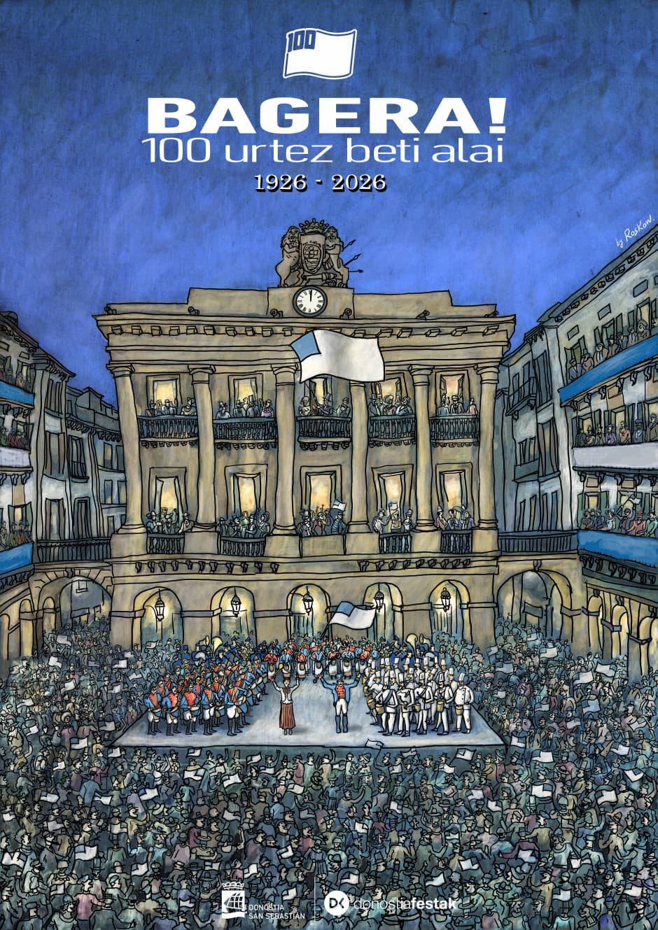 WhatsApp Image 2026 01 08 at 12.23.33 100 años de Izada: Xabier Anduaga cantará en una Tamborrada histórica