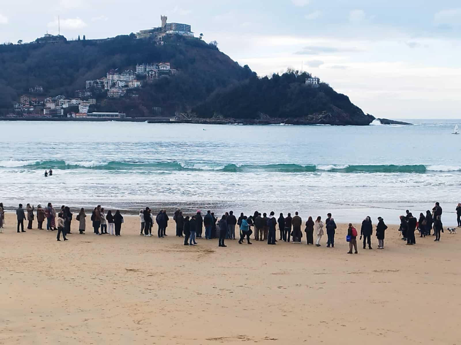 WhatsApp Image 2026 02 06 at 16.19.25 Una foca se pasea por la playa de la Concha (vídeo)