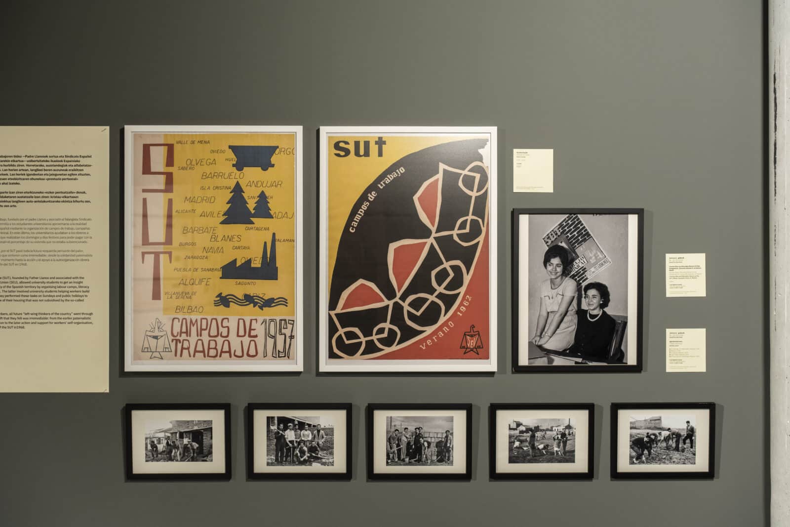 Exposicion la ciudad en disputa carteles y fotografias Cortesia Amigos del Sut Mikel Blasco La crisis de la vivienda llega a Donostia… desde el pasado