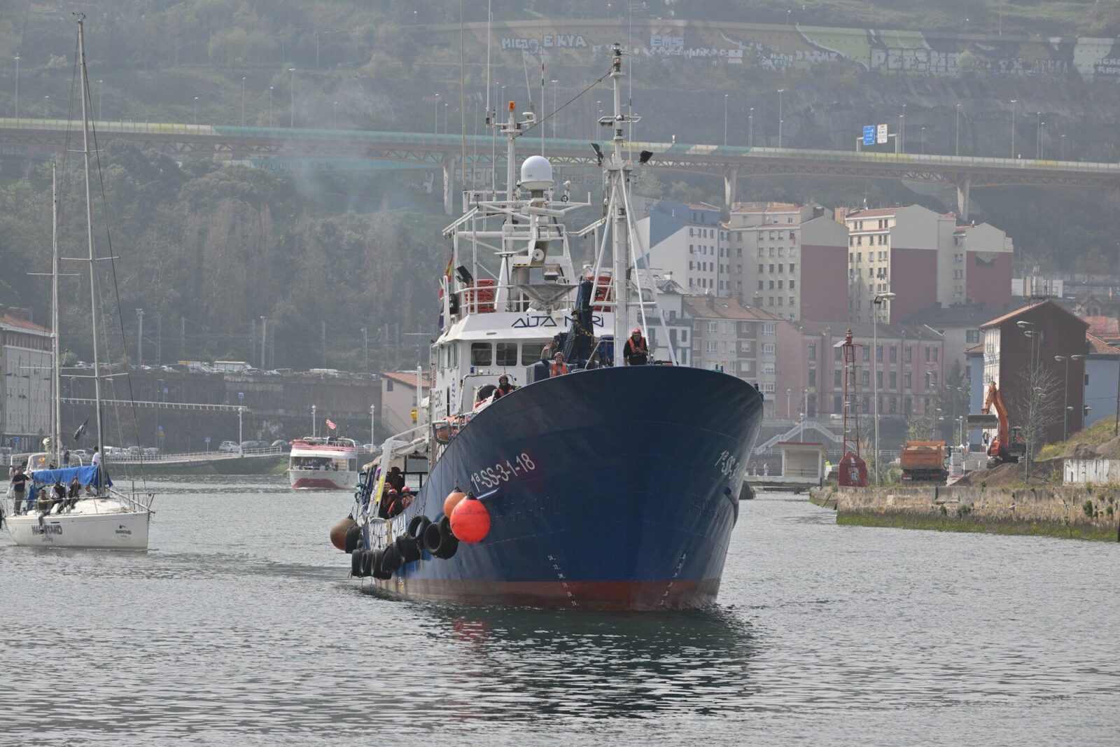 Aita Mari ria Bilbao El Aita Mari retorna a Euskadi en su 10º aniversario con parada destacada en Pasaia