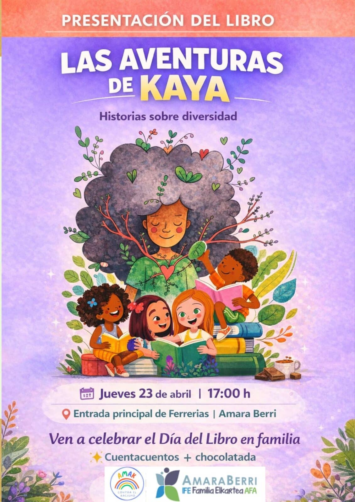 WhatsApp Image 2026 04 22 at 08.00.17 De la escuela al cuento: familias de Amara Berri crean historias contra el racismo