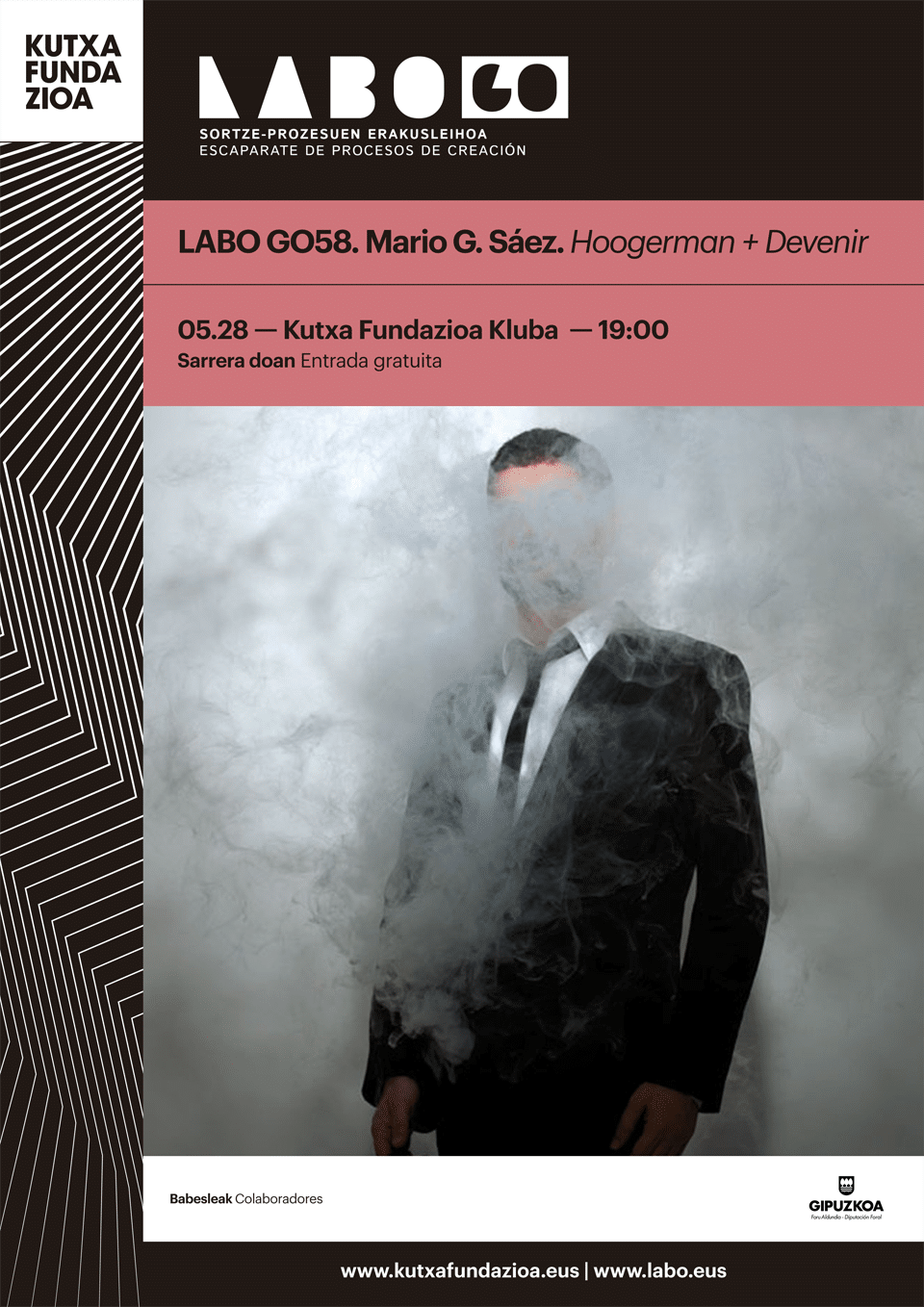 LABOGO58-Kartela(960) LABOGO58 Kartela960 LABO GO acercará a Tabakalera el proceso creativo de Mario G. Sáez con ‘Hoogerman + Devenir’