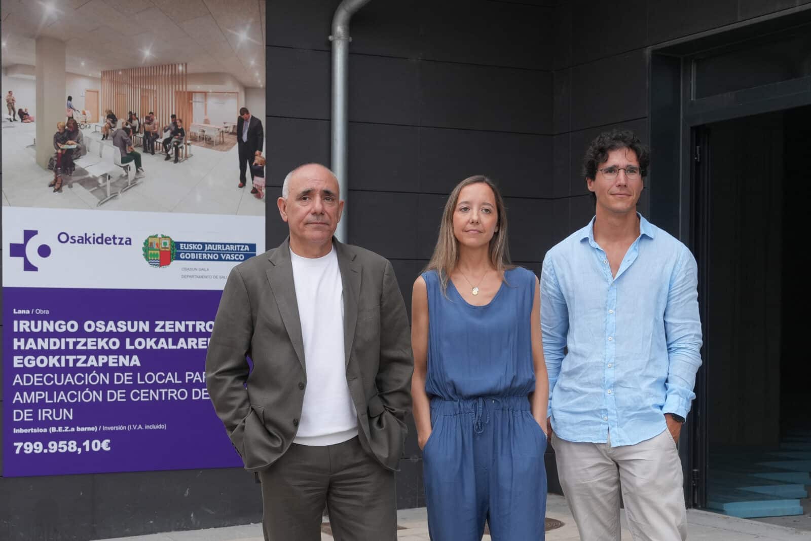 Irun Destacan la mejora asistencial que permitirá el centro de refuerzo de Atención Primaria de Irun